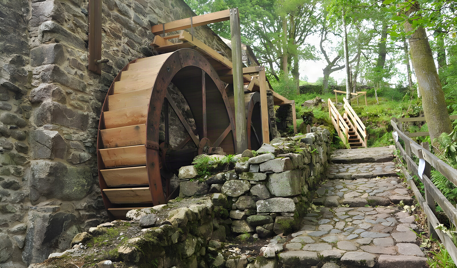 Eskdale Mill waterwheel