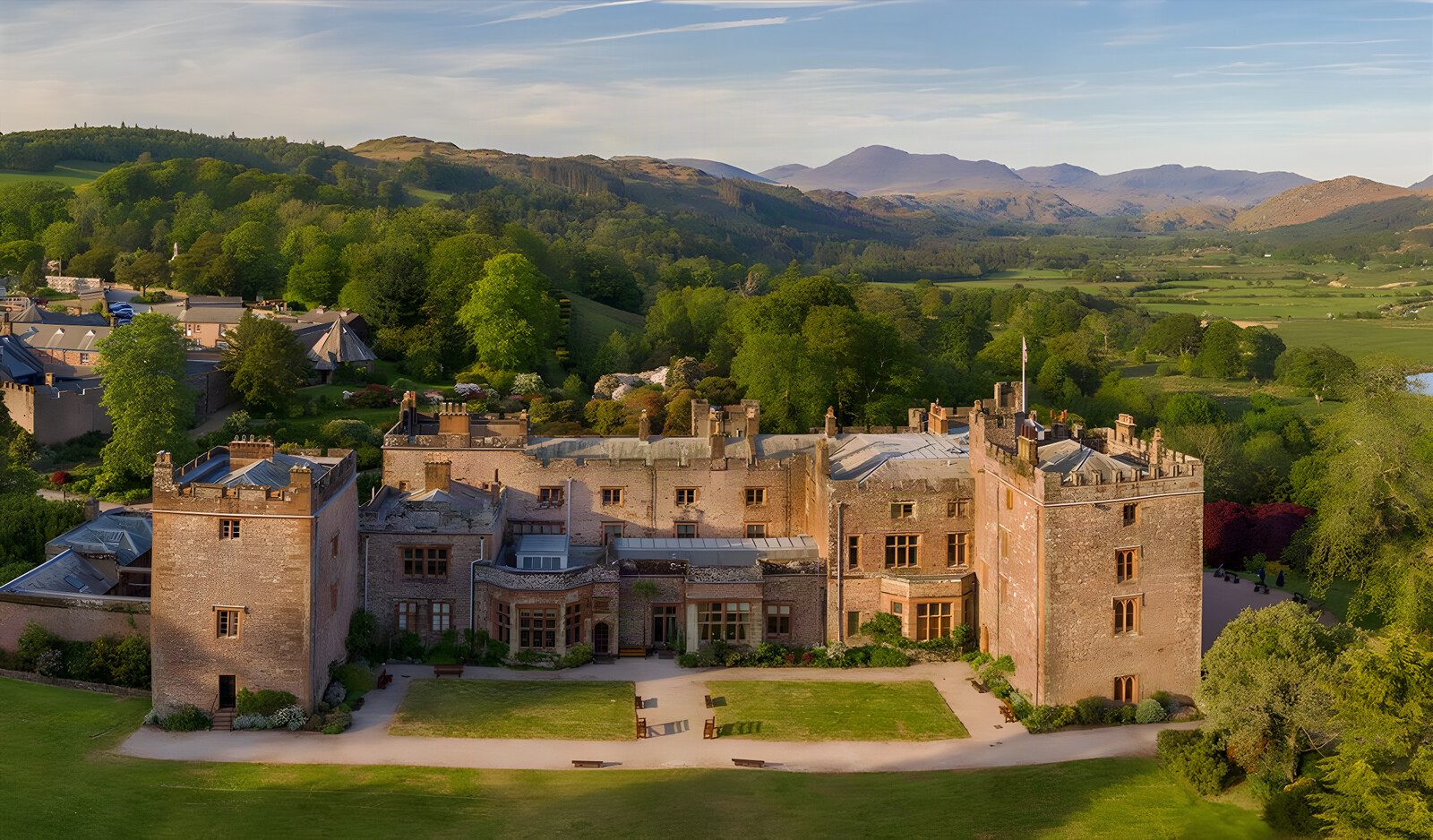 Muncaster Castle and its gardens